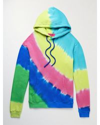 The Elder Statesman - Oversized Tie-Dyed Cotton And Cashmere-Blend Jersey Hoodie - Lyst
