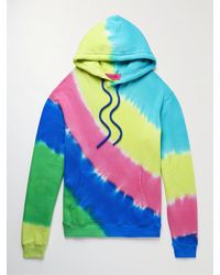 The Elder Statesman - Oversized Tie-dyed Cotton And Cashmere-blend Jersey Hoodie - Lyst