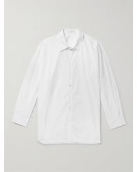The Row - Lukre Oversized Cotton-poplin Shirt - Lyst