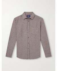 Portuguese Flannel - Houndstooth Organic Cotton-Flannel Shirt - Lyst
