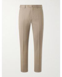 Caruso - Straight-Leg Wool Suit Trousers - Lyst
