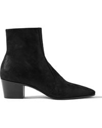 Saint Laurent - Vassili Leather Boots - Lyst