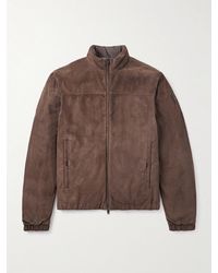 Moncler - Cernay Logo-Appliquéd Reversible Suede And Quilted Shell Down Jacket - Lyst