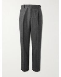 Barena - Masco Slim-Fit Straight-Leg Pleated Virgin Wool Trousers - Lyst