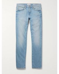 FRAME - L'Homme Slim-Fit Stretch-Denim Jeans - Lyst