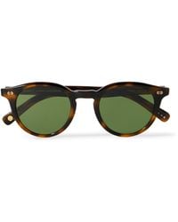 Garrett Leight - Clune X Round-frame Tortoiseshell Acetate Sunglasses - Lyst