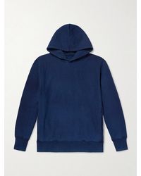 Blue Blue Japan - Dyed Organic Cotton-Jersey Hoodie - Lyst
