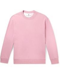 Brunello Cucinelli - Cotton-blend Jersey Sweatshirt - Lyst