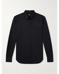 Tom Ford - Silk And Cotton-Blend Shirt - Lyst