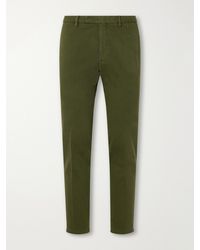 Boglioli - Straight-Leg Stretch Cotton-Twill Suit Trousers - Lyst
