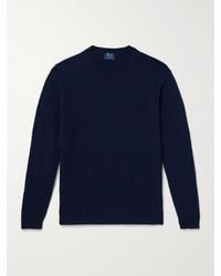 William Lockie - Shetland Wool Sweater - Lyst