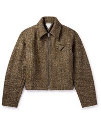 Bottega Veneta - Donegal Wool-blend Jacket - Lyst