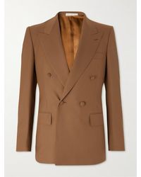 Umit Benan - Jacques Marie Mage Double-breasted Wool-twill Suit Jacket - Lyst