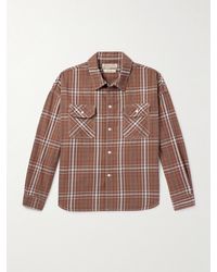 Remi Relief - Checked Cotton-twill Shirt - Lyst