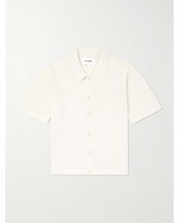 Corridor NYC - Pointelle-Knit Organic Cotton Shirt - Lyst
