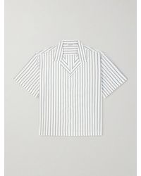 A Kind Of Guise - Samata Camp-collar Striped Cotton - Lyst