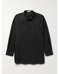 The Row - Lukre Oversized-Hemd aus Twill aus einer Baumwoll-Kaschmirmischung - Lyst