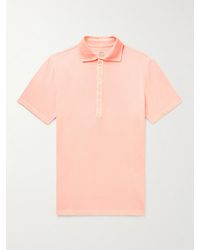 Altea - Taylor Cotton-piqué Polo Shirt - Lyst