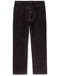 NN07 - Paw 50004 Straight-Leg Organic Cotton-Corduroy Trousers - Lyst