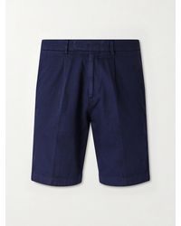 Boglioli - Straight-leg Cotton-blend Shorts - Lyst