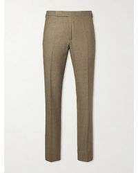 Ralph Lauren - Straight-leg Checked Silk - Lyst