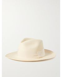 Frescobol Carioca - Rafael Grosgrain-trimmed Straw Panama Hat - Lyst