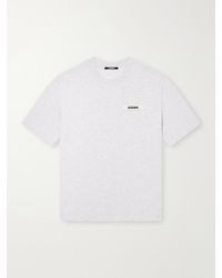 Jacquemus - Logo-Appliquéd Cotton-Jersey T-Shirt - Lyst