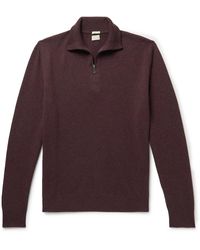 Massimo Alba - Cashmere Half-zip Sweater - Lyst