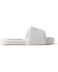 Tom Ford - Harrison Logo-embroidered Mesh Sandals - Lyst