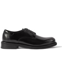 Canali - Glossed-leather Derby Shoes - Lyst