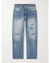 Polo Ralph Lauren - Straight-leg Distressed Jeans - Lyst