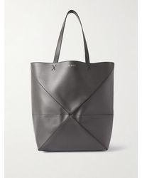 Loewe - Puzzle Fold Xl Panelled Leather Tote Bag - Lyst