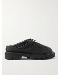 Sacai - Rubber-trimmed Shearling-lined Quilted Padded Shell Slip-on Sneakers - Lyst