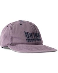 thisisneverthat - New Vision Logo-embroidered Bleached Cotton-twill Baseball Cap - Lyst