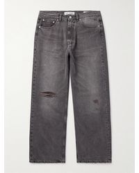 Our Legacy - Third Cut Straight-Leg Distressed Jeans - Lyst