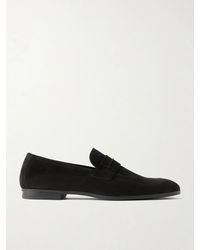 Tom Ford - Sean Suede Penny Loafers - Lyst