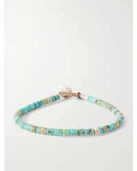 Mikia - Armband mit Zierperlen aus mehreren Steinen und Details aus Sterlingsilber - Lyst
