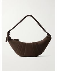 Lemaire - Croissant Nubuck Messenger Bag - Lyst