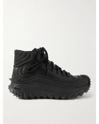 Moncler - Traingrip Gtx Outdoor Leather High-top Sneakers - Lyst