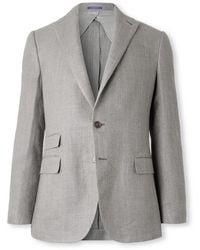 Ralph Lauren - Kent Herringbone Linen - Lyst