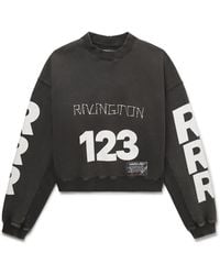 RRR123 - Cva Logo-Print Embroidered Cotton-Jersey Sweatshirt - Lyst