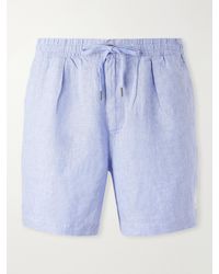 Polo Ralph Lauren - Wimbledon Straight-Leg Linen Shorts - Lyst