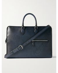 Berluti - Overnight Scritto Venezia Leather Weekend Bag - Lyst