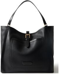 Tom Ford - Full-grain Leather Tote Bag - Lyst
