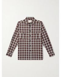 Portuguese Flannel - Parker Checked Cotton-Flannel Shirt - Lyst