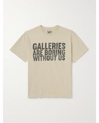 GALLERY DEPT. - Boring T-Shirt aus Baumwoll-Jersey mit Print in Distressed-Optik - Lyst