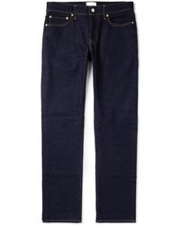 Sid Mashburn - Clift Slim-Fit Straight-Leg Stretch Jeans - Lyst