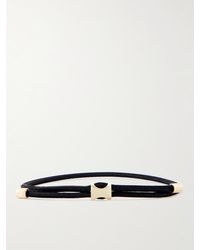 Miansai - Orson Pull Cord And Gold Bracelet - Lyst
