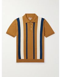 Baracuta - Striped Cotton Polo Shirt - Lyst