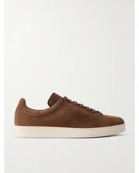 Tom Ford - Warwick Perforated Suede Sneakers - Lyst